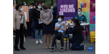 智利6岁至11岁儿童接种中国科兴新冠疫苗