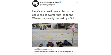 6死61伤，只是“汽车杀人”？美国《华盛顿邮报》在批评声中删文